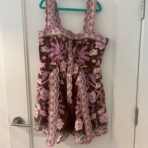 NWT- FARM Rio Button Front Romper
